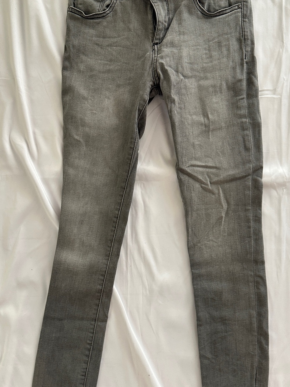 DL1961 Men's Skinny Jeans in Gray Wash